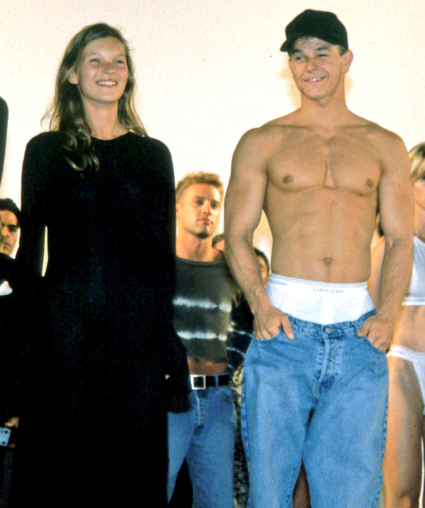 Kate Moss, Mark Wahlberg, 1993